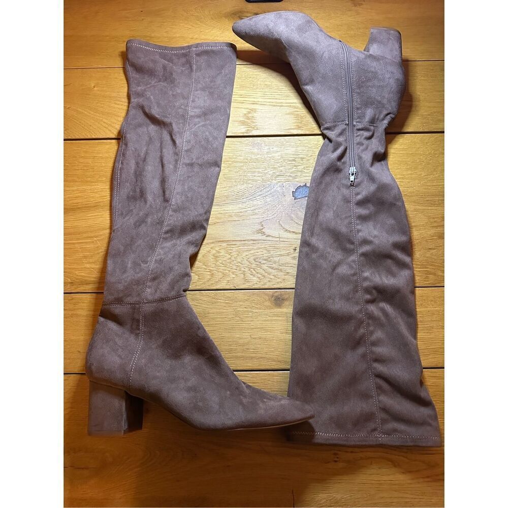 NWOT Steve Madden Brinkly tall heeled boots 11 tan